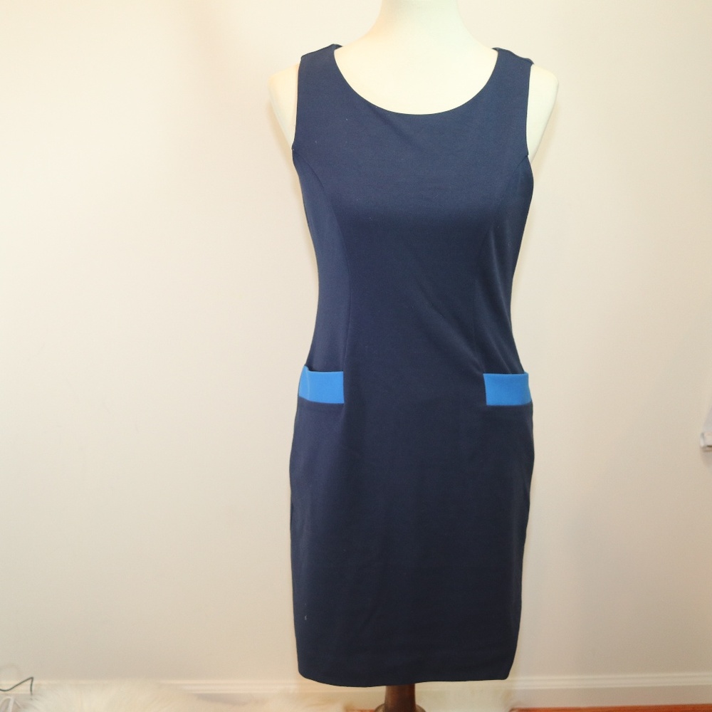 Lilly Pulitzer Sleeveless Navy Blue Dress Sz S